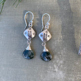 Ascension Dangle Earrings in Lichen