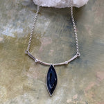 Glimpse Necklace with Sardonyx Druzy Crystal