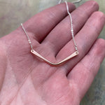 Basin Necklace in Rose Gold