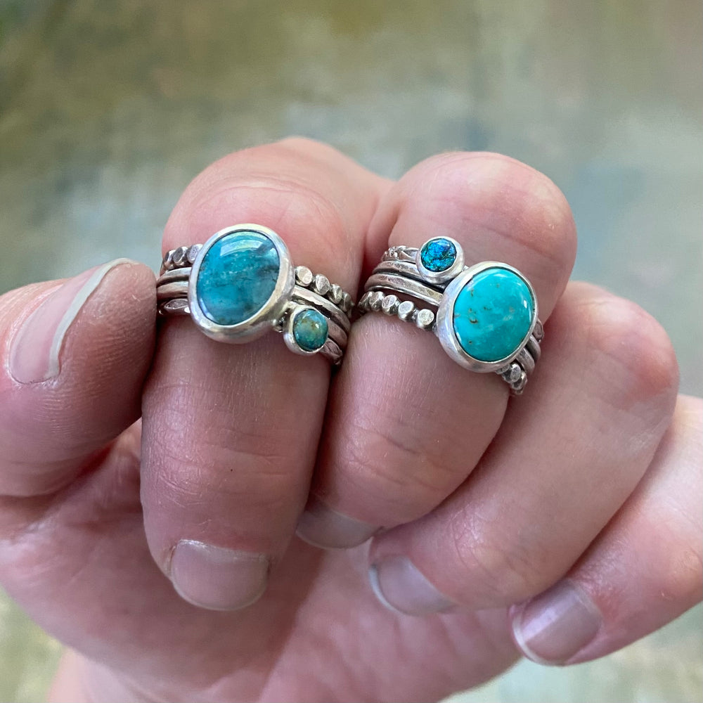 NEW Cerulean Stacking Ring Set #2
