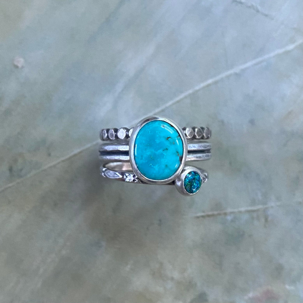 NEW Cerulean Stacking Ring Set #2