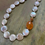 NEW Sunset Daydreams Coin Pearl Necklace