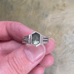 NEW Dewy Moss Solitaire Ring