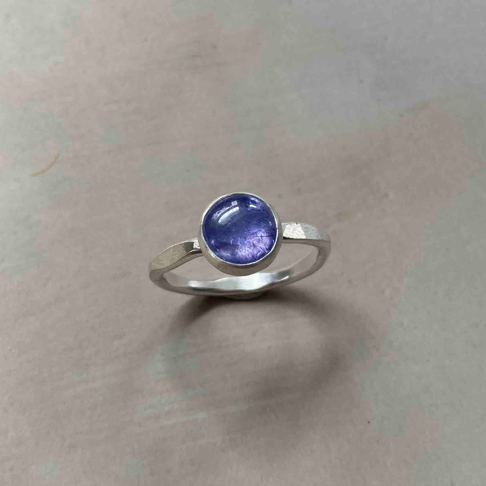 NEW Droplet Solitaire Ring with Tanzanite