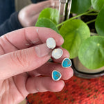 NEW Moonstone Post Earrings