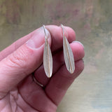 Feather Leaf Earrings - Two Sizes!