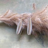 Feather Leaf Earrings - Two Sizes!
