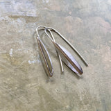 Feather Leaf Earrings - Two Sizes!