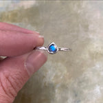 NEW Rainbow Moonstone Solitaire Ring