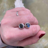 NEW Labradorite Post Earrings