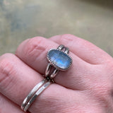 NEW Rainbow Moonstone Ring