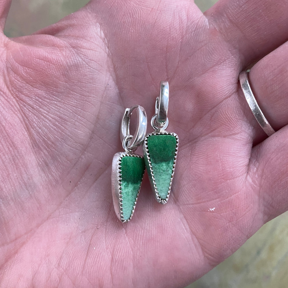 NEW Moss & Lichen Huggie Hoops