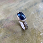 NEW Mystic Blue Solitaire Ring