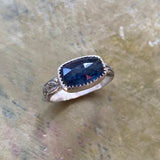 NEW Mystic Blue Solitaire Ring