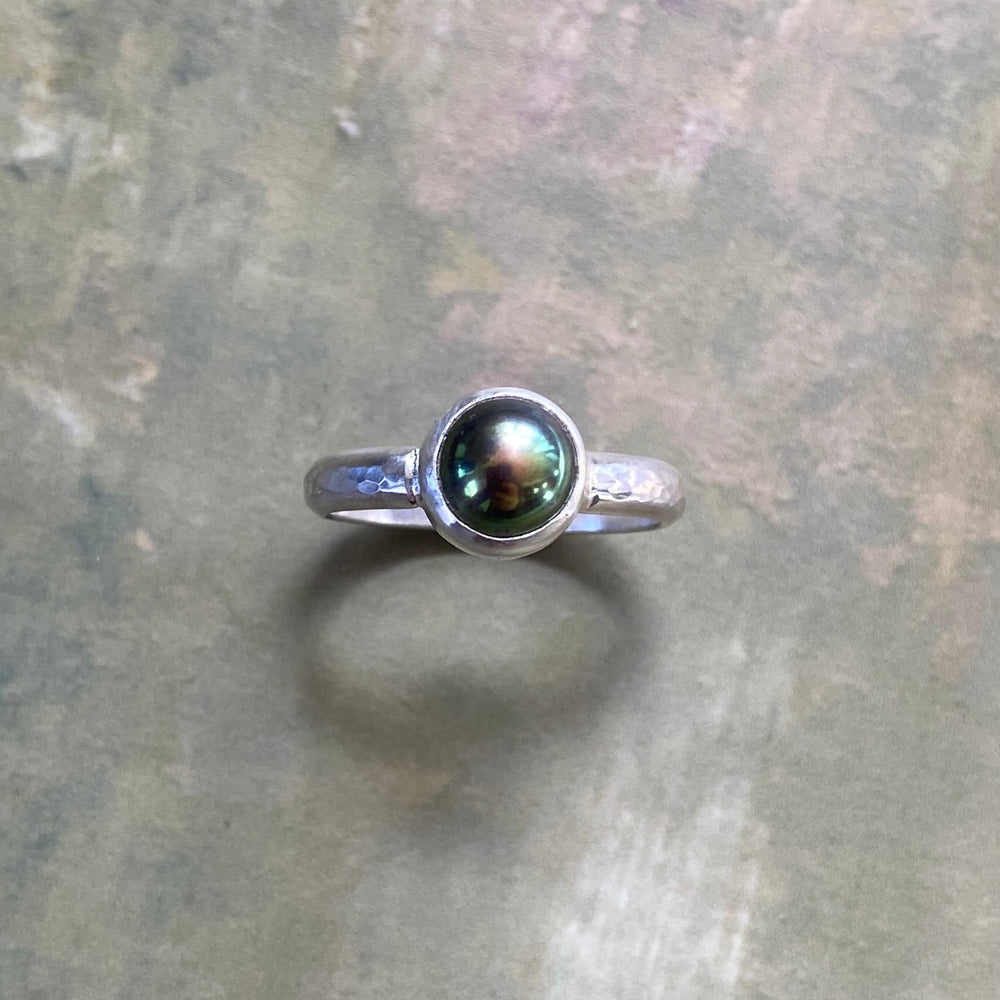 NEW Pearl Ring in Tyme