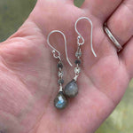 NEW Rain Chain Earring in Labradorite