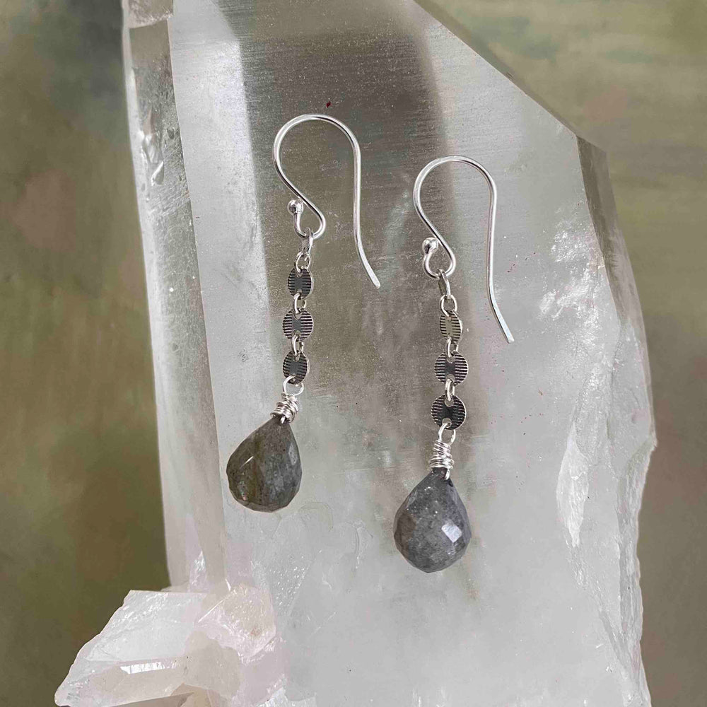 NEW Rain Chain Earring in Labradorite