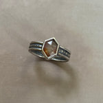 NEW Solar Flare Solitaire Ring