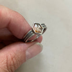 NEW Solar Flare Solitaire Ring