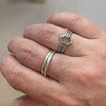 NEW Solar Flare Solitaire Ring
