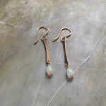 NEW Sticks & Stones Dangle Earring in Fire Opal