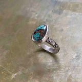 Through The Branches Turquoise Ring