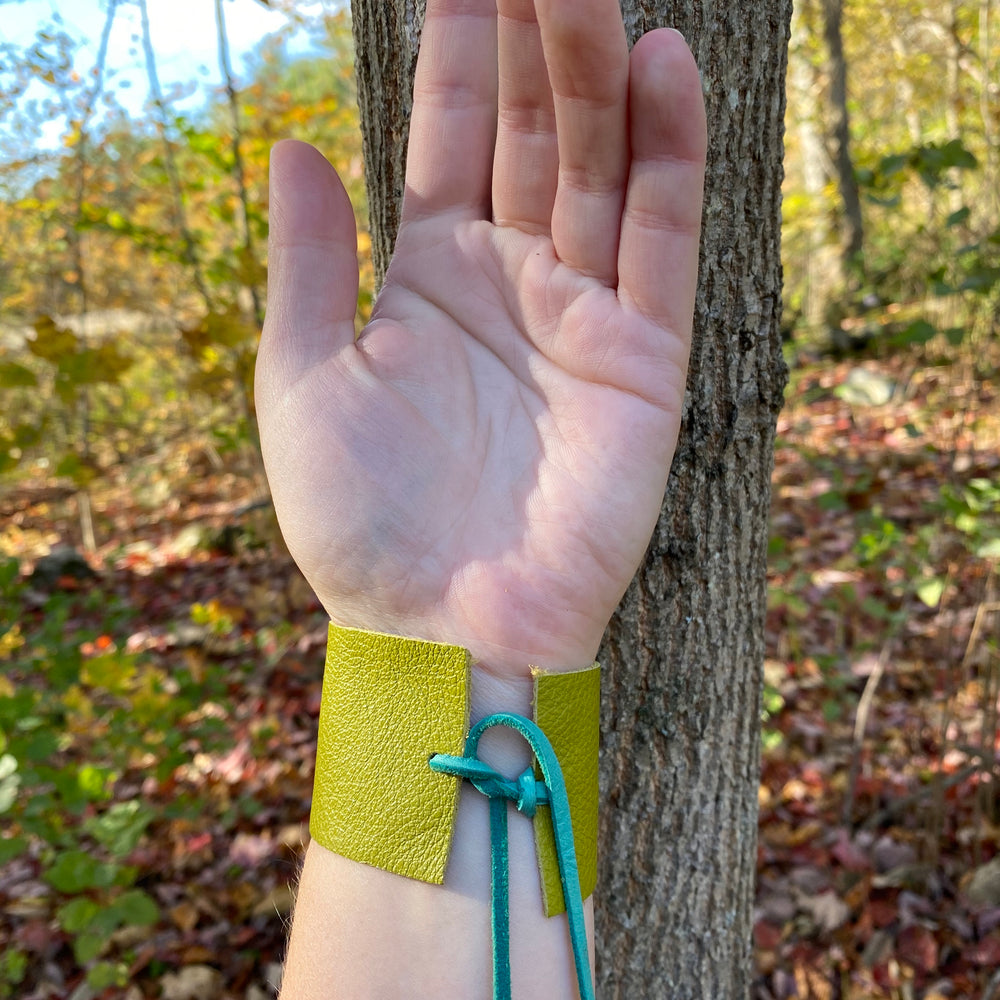 Chartreuse Cuff Bracelet
