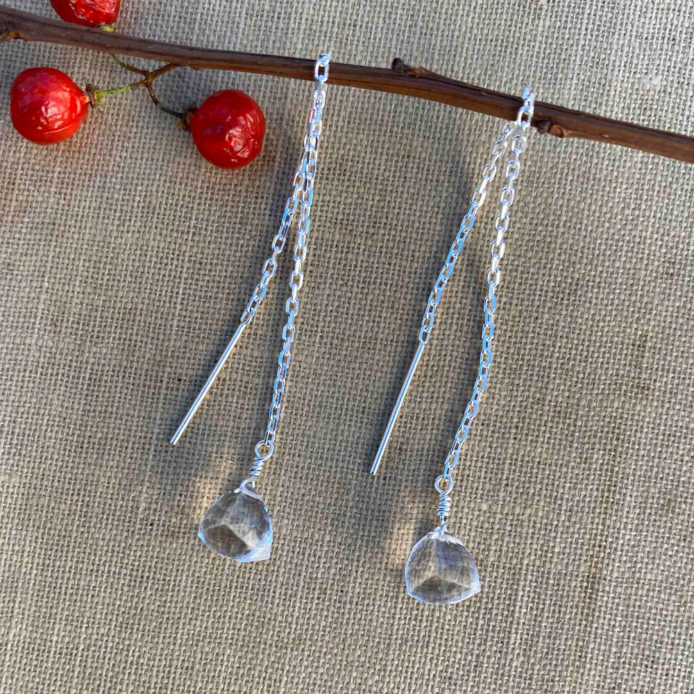 NEW Crystal Threader Dangle Earrings