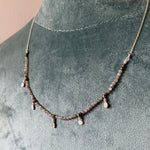 Dash Necklace in Labradorite