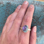 Fluorite Solitaire Ring