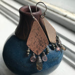 Gypsy Pinna Dangle Earrings in Kanab
