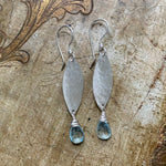 Lure Dangle Earrings in Aquamarine