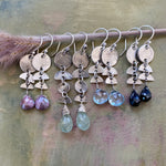 NEW Snow Moon Phase Dangle Earrings