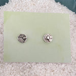Pure Silver Post Earrings - Circle